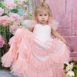 Dollcake Light Pink Ruffled Dress